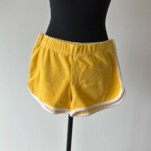 NWOT. Victoria's Secret Yellow Athletic Shorts
